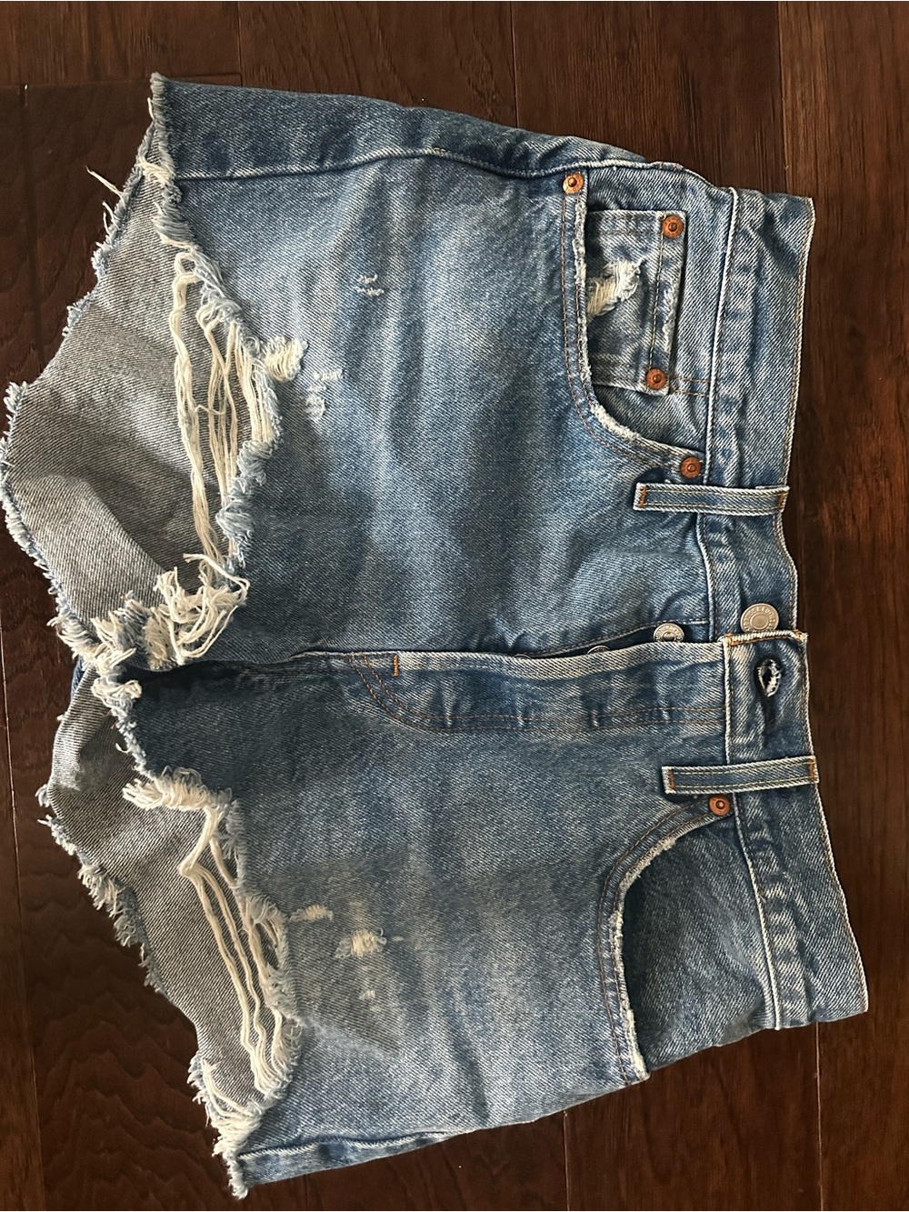 Levi’s Premium 501 Original Cutoff Shorts Size 28 Raw Hem